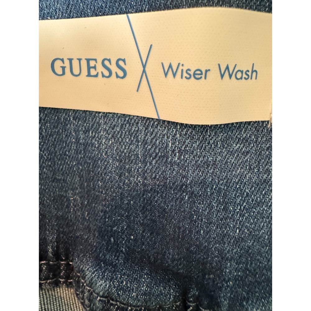 GUESS Womens 31 Corset Shape Up Flare Contouring Wiser Wash Rhinestone Jeans NWT - Picture 12 of 15
